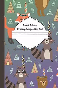 Forest Friends Primary Composition Book