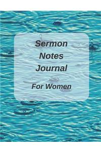 Sermon Notes Journal for Women