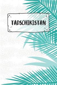 Tadschikistan: Liniertes Reisetagebuch Notizbuch oder Reise Notizheft liniert - Reisen Journal für Männer und Frauen mit Linien