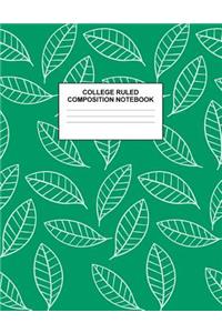 College Ruled Composition Notebook