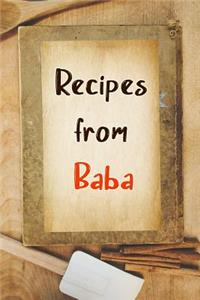 Recipes From Baba