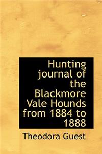 Hunting Journal of the Blackmore Vale Hounds from 1884 to 1888