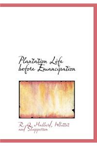 Plantation Life Before Emancipation