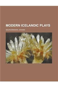 Modern Icelandic Plays