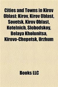 Cities and Towns in Kirov Oblast