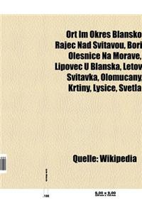 Ort Im Okres Blansko