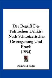 Der Begriff Des Politischen Delikts