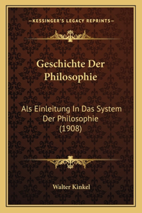 Geschichte Der Philosophie