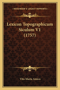 Lexicon Topographicum Siculum V1 (1757)