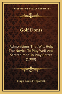 Golf Donts