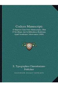 Codices Manuscripti