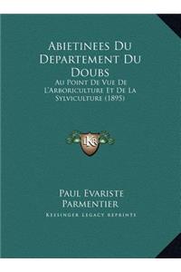 Abietinees Du Departement Du Doubs
