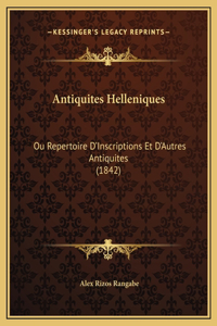 Antiquites Helleniques