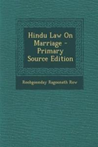 Hindu Law on Marriage