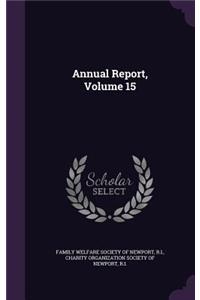 Annual Report, Volume 15