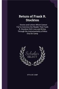 Return of Frank R. Stockton