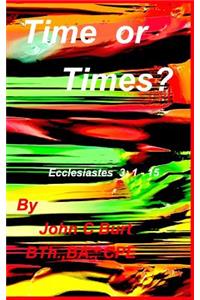 Time or Times