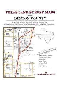 Texas Land Survey Maps for Denton County