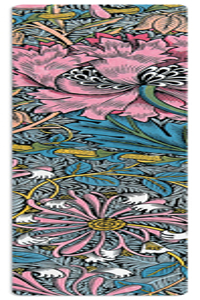 Morris Pink Honeysuckle (William Morris) Bookmark