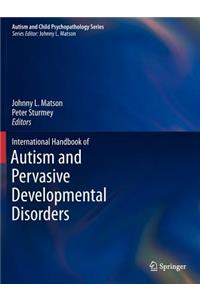 International Handbook of Autism and Pervasive Developmental Disorders