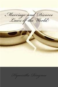 Marriage and Divorce Laws of the World