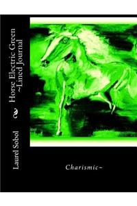 Horse Electric Green Lined Journal