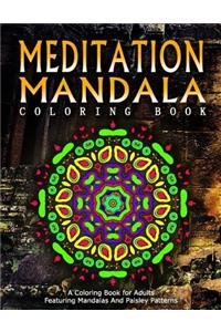 MEDITATION MANDALA COLORING BOOK - Vol.17