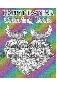 Happy New Year Coloring Book