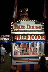 Journal Carnival Food Booth Fried Dough Lit Up Night