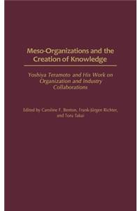 Meso-Organizations and the Creation of Knowledge