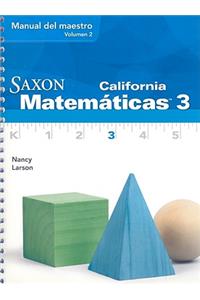 California Saxon Matematicas 3, Volume 2