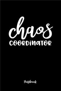 Chaos Cordinator Journal Black Cover