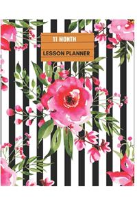 11 Month Lesson Planner