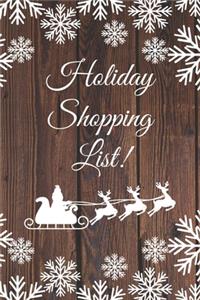 Holiday Shopping List!