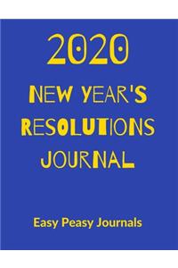 2020 New Year's Resolutions Journal