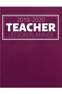 Teacher Lesson Planner 2019-2020