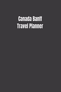 Canada Banff Travel Planner