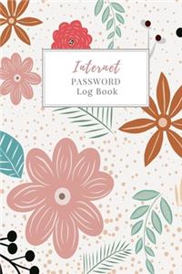 Internet Password Log Book