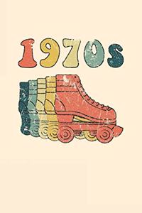 1970s Roller Skates Notebook