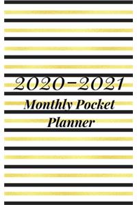 2020-2021 Monthly Pocket Planner