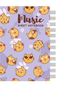 Music Sheet Notebook
