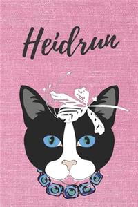 Heidrun Malbuch für Erwachsene Katze / Notizbuch / Tagebuch / Journal / DIN A5 / Geschenk