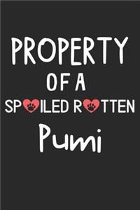 Property Of A Spoiled Rotten Pumi