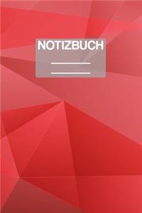 Notizbuch A5 Muster Abstrakt Rot Muster