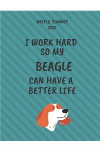 Beagle Weekly Planner 2020