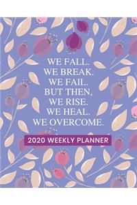 2020 Weekly Planner
