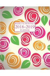 Weekly & Monthly 2018-2019 Planner