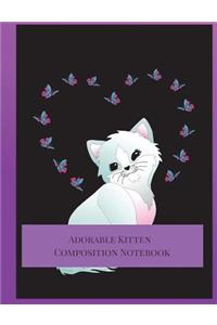 Adorable Kitten Composition Notebook