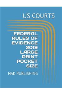 Federal Rules of Evidence 2019 Large Print Pocket Size