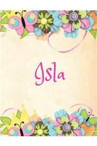 Isla: Personalized Name Journal Composition Notebook